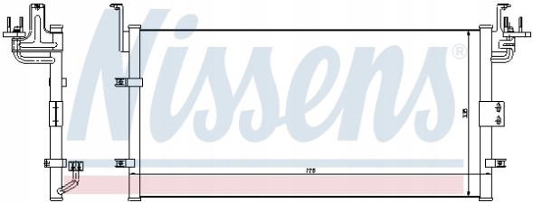 Nissens 94447 Nissens охолоджувач кондиціонера hyundai 94447