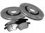 GT-Parts 000603x2, 021953 Диски x2 + колодки ПЕРЕДНІ Citroen C4 GRAND PICASSO 307