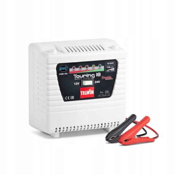 Telwin 8004897983813 Випрямляч 12V/24V Telwin TOURING 18 для акумуляторів Джерело зарядки