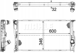 Mahle CR 1083 000S Охолоджувач води cr 1083 000s mahle