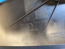 BMW OE QUA11006 ЗАХИСНА НАКЛАДКА / МАСКУВАЛЬНА ПАНЕЛЬ ЗАДНЬОГО БАМПЕРА ЦЕНТР BMW F07 LCI 7349699 НОВА