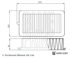 ADN12291 BLUE PRINT Фільтр забору повітря
