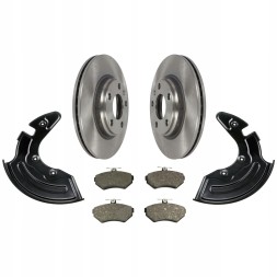 ME Premium 2x C3W016ABE + 220 186 + 610210 + 610211 НАКЛАДКИ НА ДИСКИ КОЛОДКИ ПЕРЕДНІ AUDI A4 B5 VW PASSAT B5