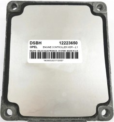Opel OE DSBH 12223650 ecu БЛОК КЕРУВАННЯ ДВИГУНОМ (ECU) OPEL ASTRA 1.6 DSBH 12223650 ЧИСТИЙ