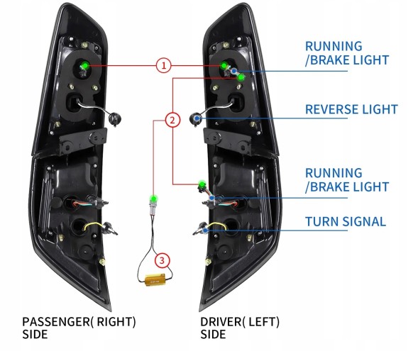 VLAND LDMI12 mhm Задня LED фара VLAND FULL LED для Mitsubishi Lancer VIII 2007-2018