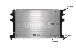 Mahle CIR 34 000S Охолоджувач повітря інтеркулер cir 34 000s mahle