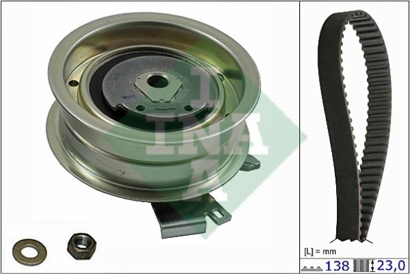 Schaeffler INA 530017110/A198 ГРМ INA + ПОМПА AUDI A3 VW GOLF SKODA OCTAVIA SEAT LEON 1.6 8V