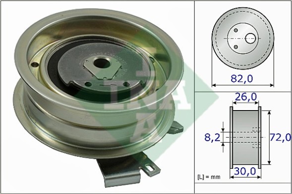 Schaeffler INA 530017110/A198 ГРМ INA + ПОМПА AUDI A3 VW GOLF SKODA OCTAVIA SEAT LEON 1.6 8V