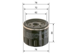 F026407302 BOSCH Фільтр масляний