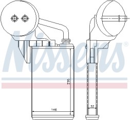 72207 NISSENS Радіатори опалення