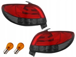 Eagle Eyes LDPE21 mhm Задні ліхтарі комплект LED Bar Neon Diodowe Тюнінг Червоні Peugeot 206 1998-2008