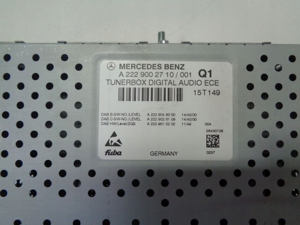 Mercedes-Benz OE A2129002710 2129002710 MERCEDES W212 LIFT TUNERBOX ПІДСИЛЮВАЧ, РАДІО ТЮНЕР