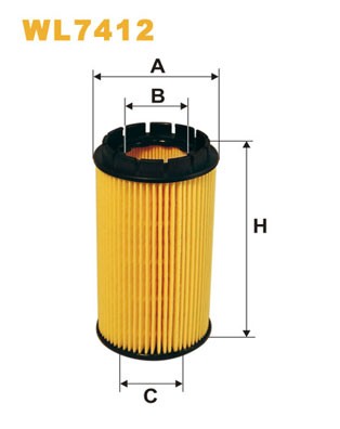 WL7412 WIX FILTERS Фільтр оливи