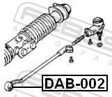 DAB 002 FEBEST САЙЛЕНТБЛОК РУЛЬОВОЇ ТЯГИ