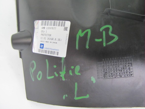 Opel OE 13397877 OPEL MERIVA B ПІДЙОМНА ПЕРЕДНЯ КОЛІСНА АРКА ЛІВА