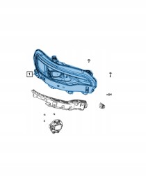 CHINA 68275948AE 68275949AE Фара ліва+права full led європа передня jeep cherokee kl 2019-