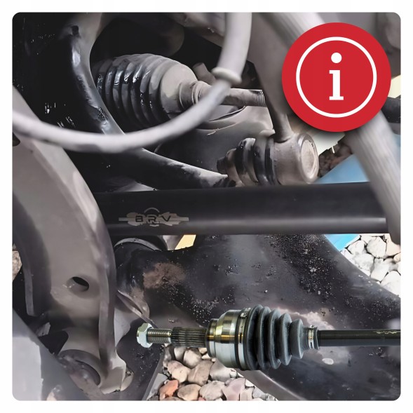 BRV  Піввісь права renault laguna ii 1.8 16v 2.0 16v мануальна нова