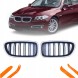 TOPGER KRG-BMW-287 СВІТЛОДІОДНА АТРАПА ГРИЛЬ НИРКИ BMW 5 F10 10-17 ЧОРНИЙ БЛИСК 2 РЕБРА