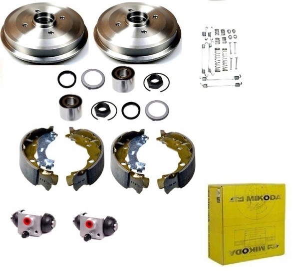 ATM Mikoda SS255161 Гальмівні барабани CITROEN C2 C3 PEUGEOT 1007, система BOSCH