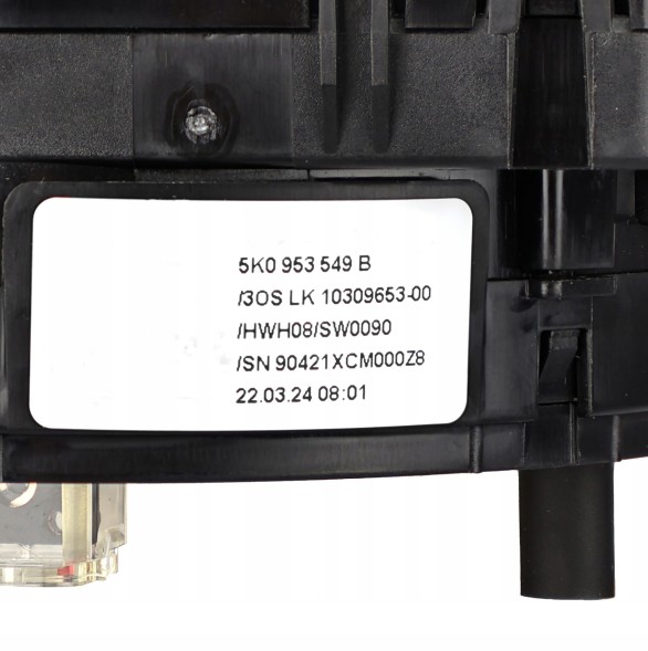 ECP MOBILITY 5K0 953 549 B| 5K0 953 549 C| 5K0 953 549 5K0953549B 5K0953549C ШЛЕЙФ ПОВОРОТІВ КЕРМА VW GOLF V OCTAVIA SUPERB