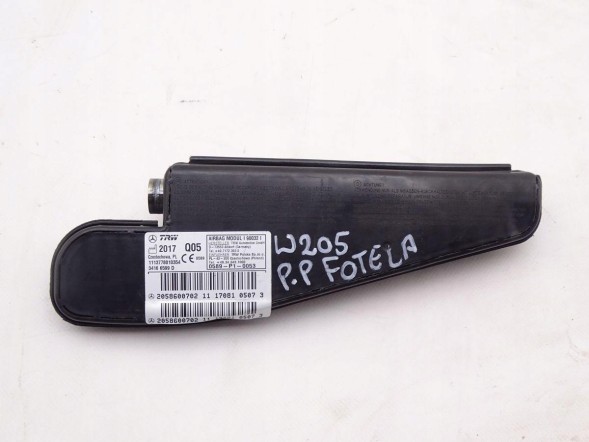 Mercedes-Benz OE 2058600702 GBI_BMW G MERCEDES C-КЛАС W205 14-21 ПОДУШКА AIRBAG СИДІННЯ ПРАВА ОРИГІНАЛ НОВА