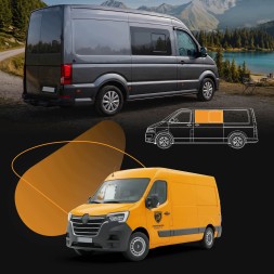 CHROMEMASTER CH-GL-0188-R05 Переднє ліве відкидне скло для RENAULT MASTER E-TECH ELECTRIC 2020-2024