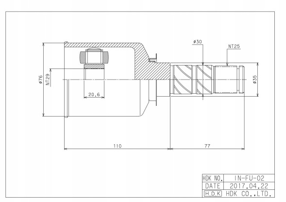 CHINA IN-FU-02 Subaru legacy outback 03-09 внутрішній список hdk