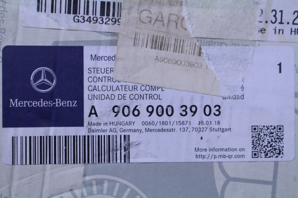 Mercedes-Benz OE МОДУЛЬ КЕРУВАННЯ MERCEDES 9069003903
