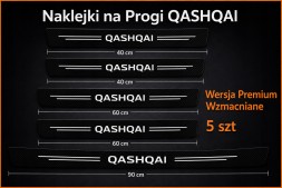 Chiny 404825665 5 шт. - Захисні наклейки на пороги дверей Nissan Qashqai
