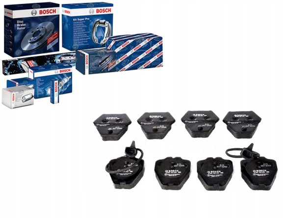 Bosch PRO/0 986 424 690 BOS Гальмівні колодки vw фронт а6 (8шт) bosch + помічник зіткнення #34