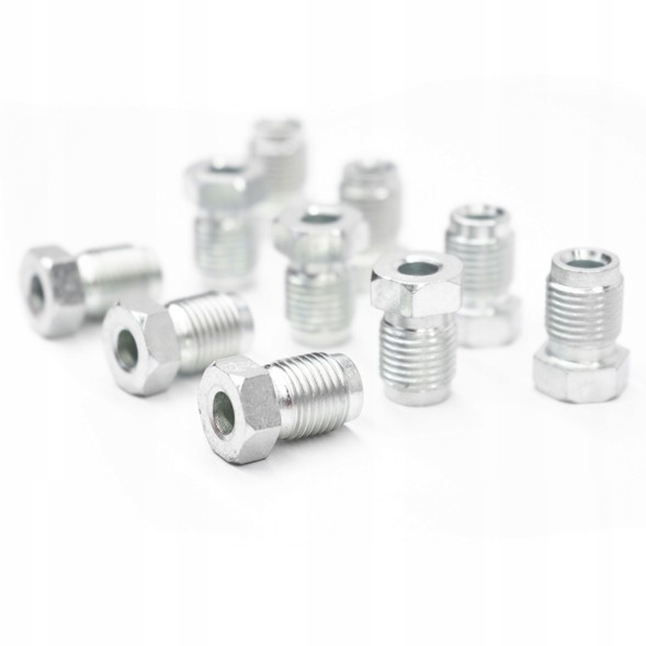 PiterParts PPHM-KPL_32 Zestaw do zarabiania przewodów hamulcowych sztywnych RURKA STALOWA PL Гальмівний шланг PiterParts сталевий комплект 10 м 20 шт. наконечників