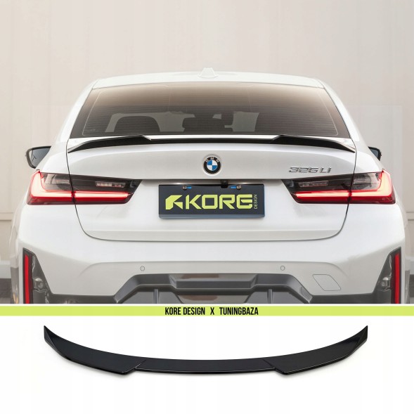 Китай KR0132013 Спойлер для BMW 3 Серії G20 M3 G80 Власний Дизайн Чорний Сапфір KORE