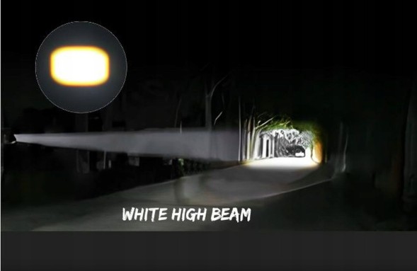 Китай HIGHBEAM-25devil LED лінзи для ближнього світла, дальнього світла 2,5" + підсвітка RED DEVIL EYE
