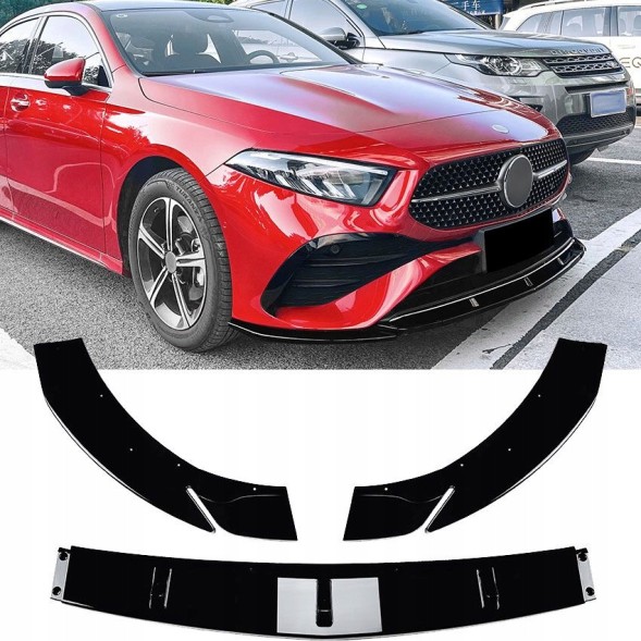 Proteile ASWMB213 СПОЙЛЕР БАМПЕРА ПЕРЕДНІЙ СПЛІТТЕР MERCEDES W177 A-CLASS ЛІФТ 22- AMG LINE