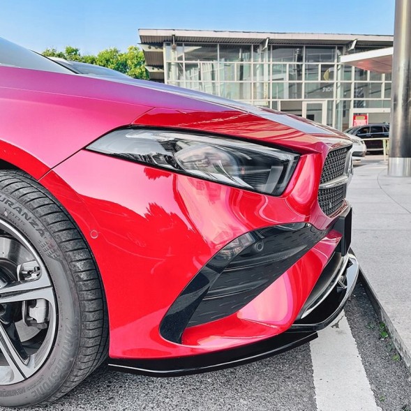 Proteile ASWMB213 СПОЙЛЕР БАМПЕРА ПЕРЕДНІЙ СПЛІТТЕР MERCEDES W177 A-CLASS ЛІФТ 22- AMG LINE