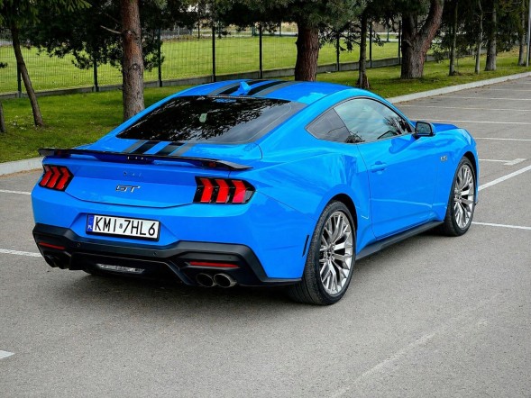 Китай JGD-MU24-RSGT500GB Спойлер задньої кришки – стиль GT500 – чорний глянець для FORD MUSTANG 2024-2026