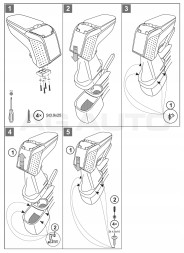 Armster Yaris III Підлокітник ARM2 Toyota Yaris, 2011-2014 рік,Бкс