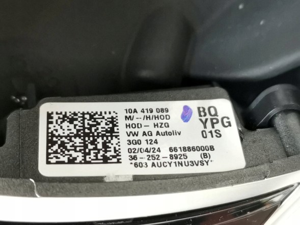 Volkswagen OE 10A419089BQ, Kierownica, DWP523513, 10A419089BQYPG, 10A419089BBYPG КЕРМО VW ID.4 ID4 МУЛЬТИФУНКЦІОНАЛЬНЕ ШКІРА 10A419089BQ НОВЕ ОРИГІНАЛ