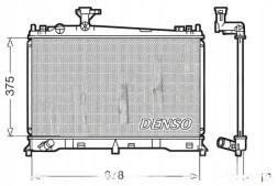 Denso DRM44010 Радіатор охолодження drm44010 denso
