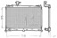 Denso DRM44010 Радіатор охолодження drm44010 denso