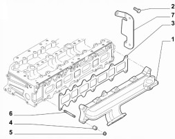 Fiat OE ВИПУСКНИЙ КОЛЕКТОР ОРИГІНАЛ FIAT 504165984