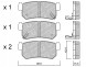 SDT Brakes 2104400 Sdt brakes high performance s-50 спортивні колодки - 2104400 - задні