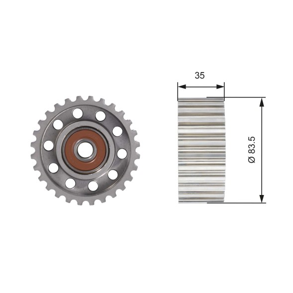 T42100 GATES Ролик