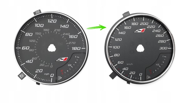 Moman 0089688083888 Seat Leon 3 CUPRA заміна циферблатів MPH kmh