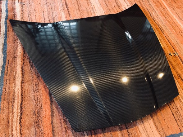 Китай 12102024 Corvette c6 base z06 grand sport hood carbon 100% двосторонній