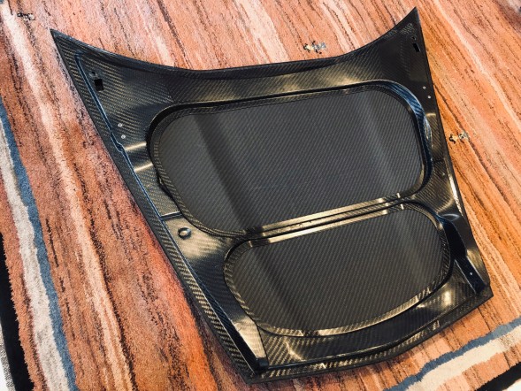 Китай 12102024 Corvette c6 base z06 grand sport hood carbon 100% двосторонній