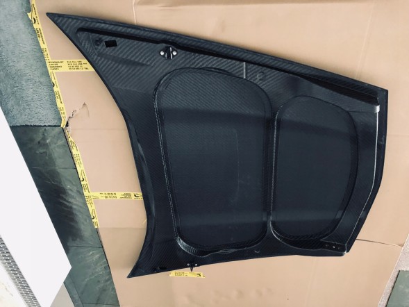 Китай 12102024 Corvette c6 base z06 grand sport hood carbon 100% двосторонній