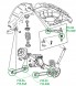 Kalgum KG-000843 Jeep wj wg polibusze комплект нижніх важелів комплект пу втулок