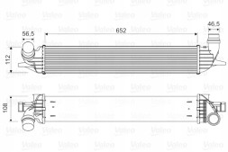 Valeo 818330 Перезарядний охолоджувач пов.