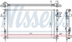 Nissens 63816A Охолоджувач води 63816a nissens renault espace